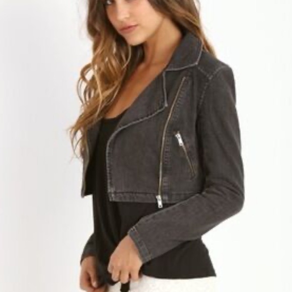Free People Jackets & Blazers - Free People Cropped Denim Jacket